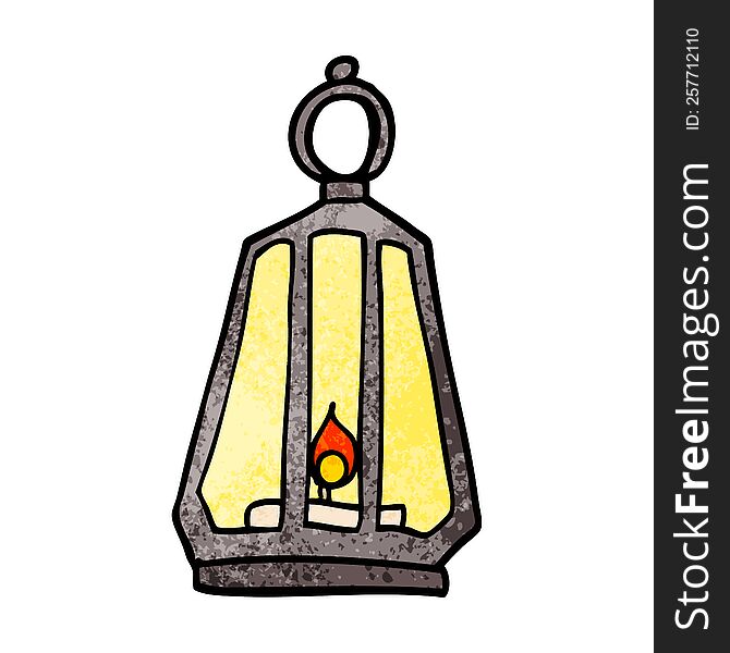 cartoon doodle lantern