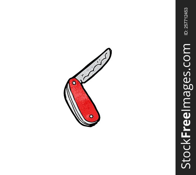cartoon pocket knife