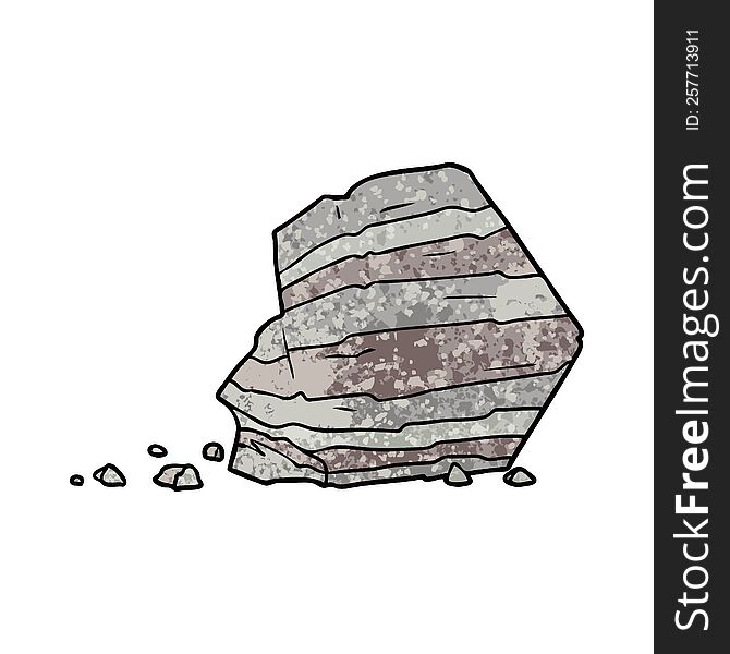 cartoon large rock. cartoon large rock