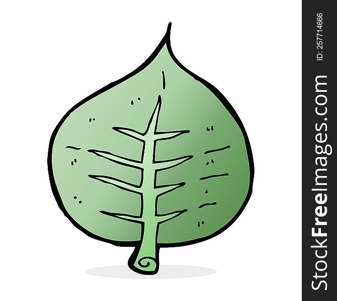 cartoon leaf