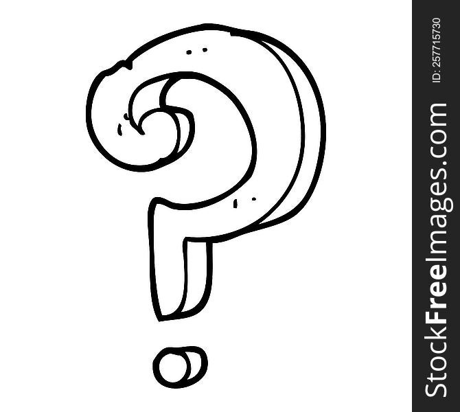 cartoon question mark