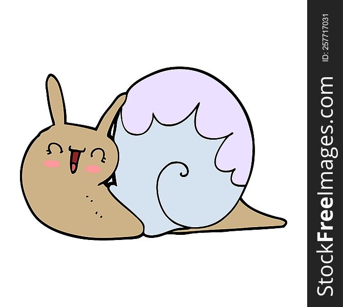 cute cartoon snail