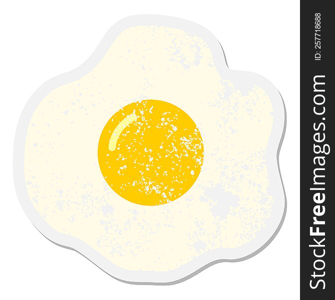 fried egg grunge sticker