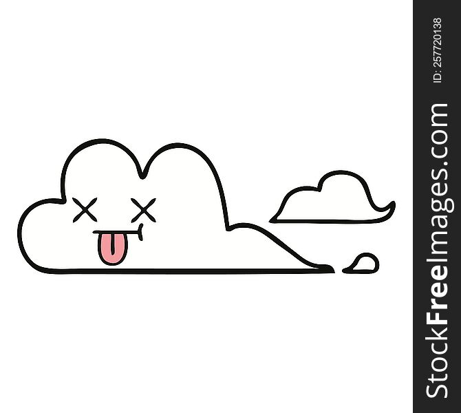 Cute Cartoon Cloud