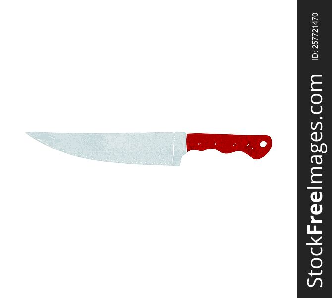 Cartoon Kitchen Knife