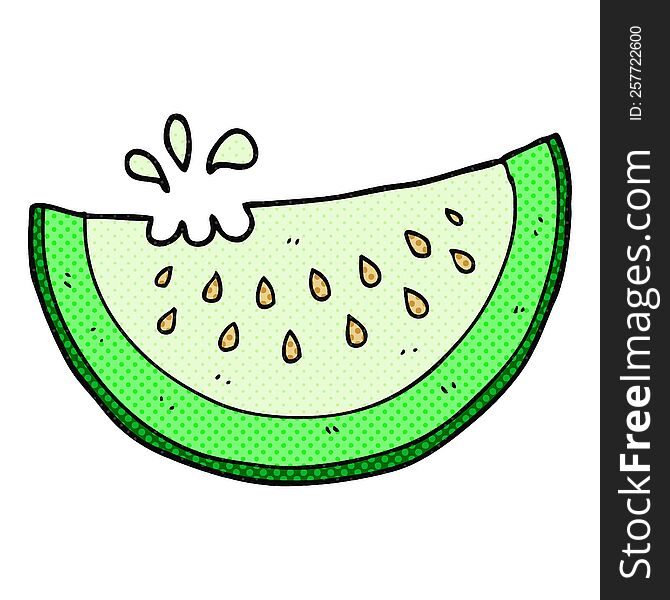 Cartoon Melon Slice
