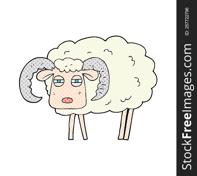 cartoon ram