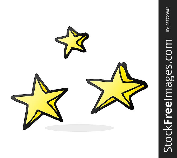 Cartoon Decorative Stars Doodle