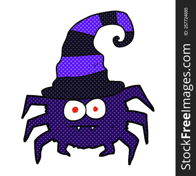 Cartoon Halloween Spider
