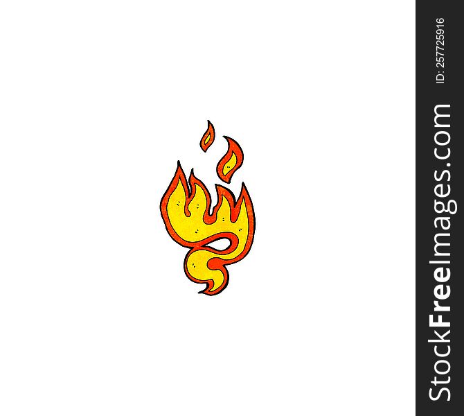 Fire Cartoon Symbol