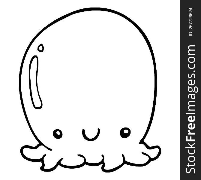 Cute Cartoon Octopus