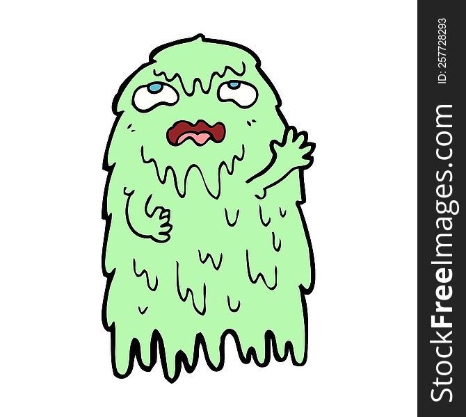 Gross Cartoon Ghost