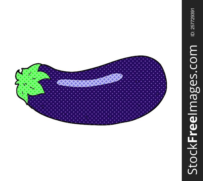 Cartoon Eggplant