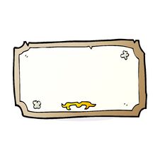 Cartoon Old Frame Royalty Free Stock Photo