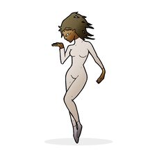 Free Cartoon Future Space Woman Stock Photos - 257739833