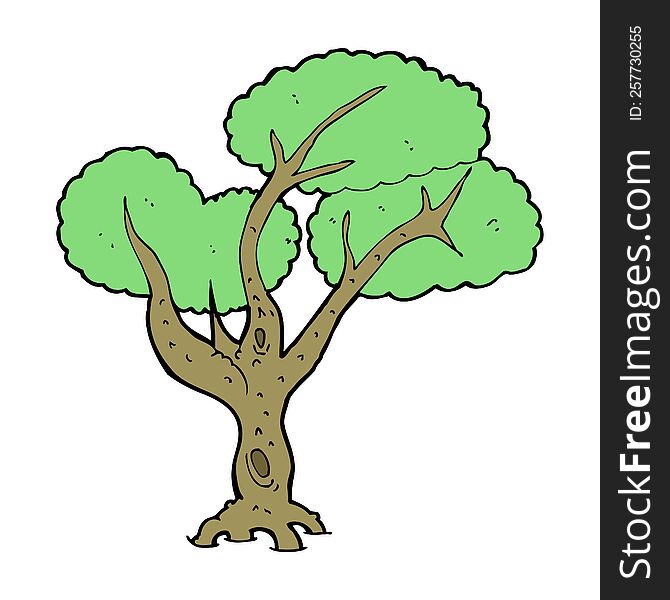 cartoon tree