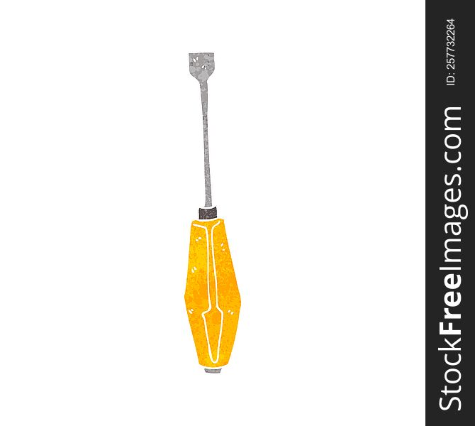 cartoon screwdriver