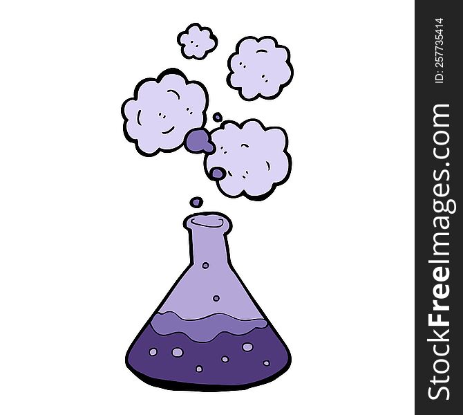 cartoon science chemicals