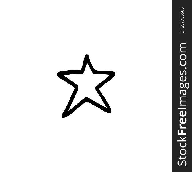 Cartoon Star Symbol