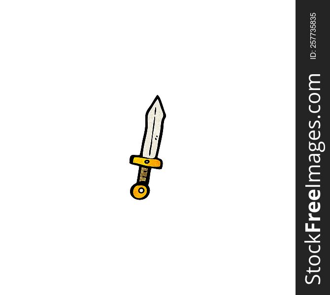 Cartoon Dagger