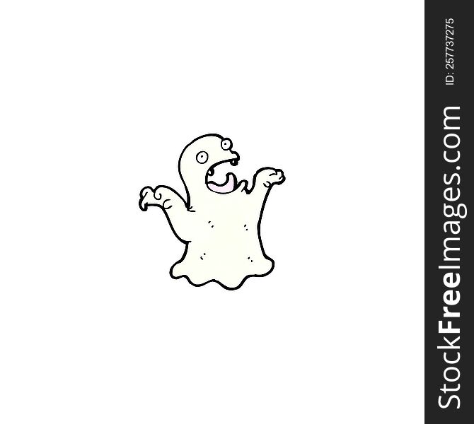 cartoon little ghost