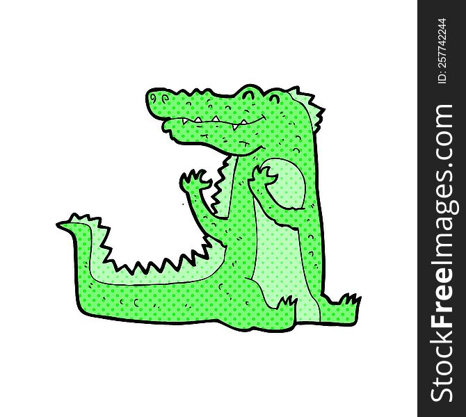 Cartoon Crocodile