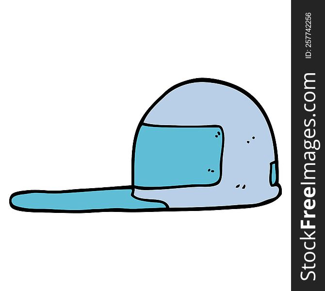 cartoon doodle cap