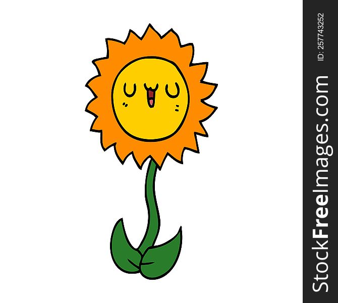 cartoon flower