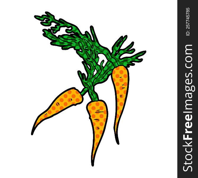 cartoon carrots. cartoon carrots