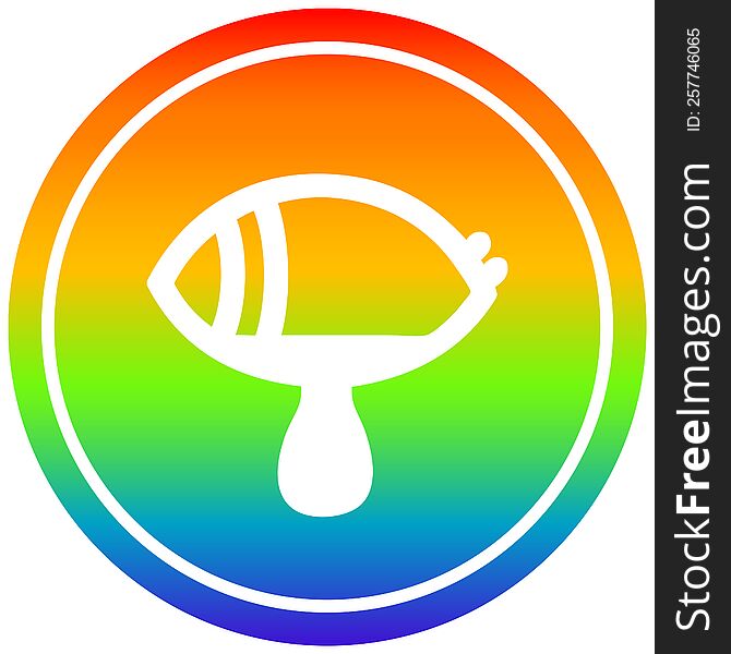 mystic eye crying blood circular icon with rainbow gradient finish. mystic eye crying blood circular icon with rainbow gradient finish