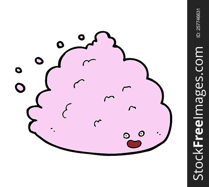 cartoon cloud character