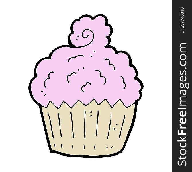 cartoon cupcake