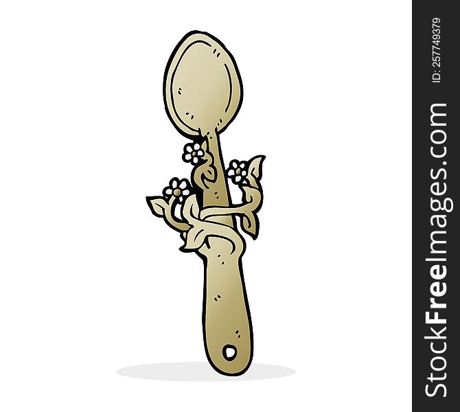 Cartoon Wooden Spoon