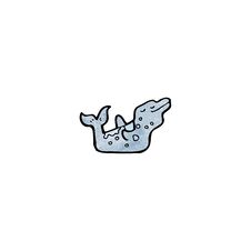 Cartoon Dolphin Royalty Free Stock Photography