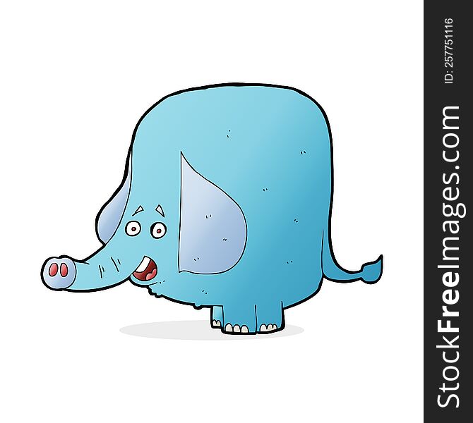 cartoon funny elephant