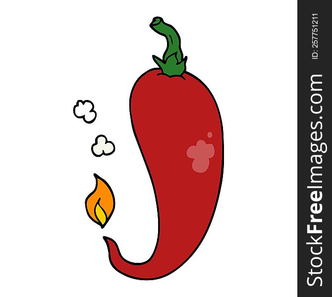 Cartoon Chili Pepper