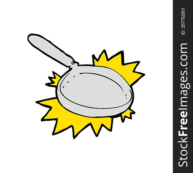 cartoon frying pan