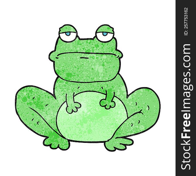 Textured Cartoon Frog