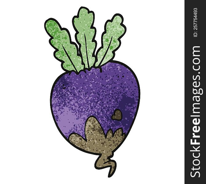 cartoon doodle beet root