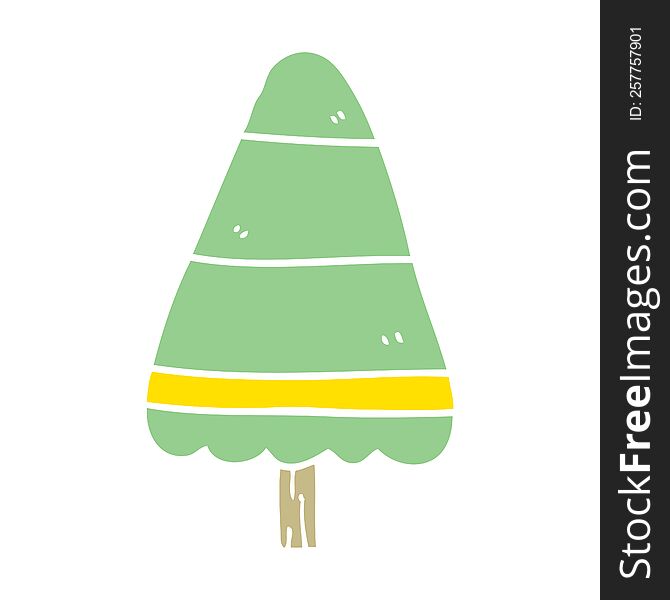 Cartoon Doodle Christmas Tree