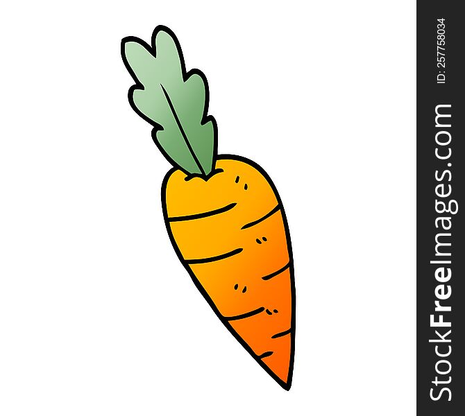cartoon doodle carrots