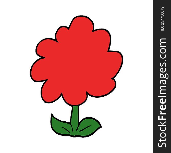 cartoon flower