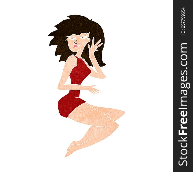 cartoon sexy woman