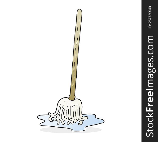 Cartoon Mop