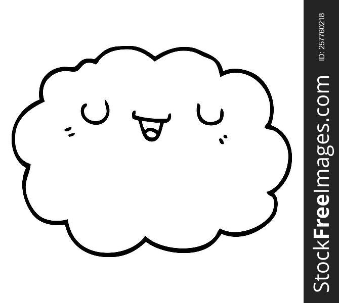 cartoon cloud