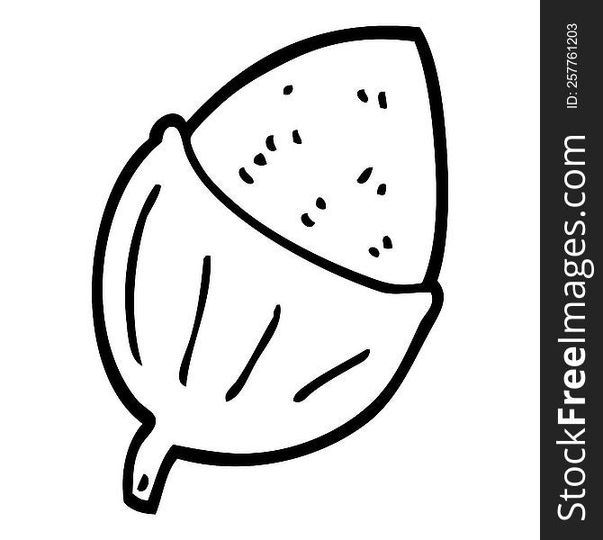 cartoon acorn