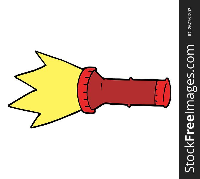 Cartoon Doodle Electric Torch