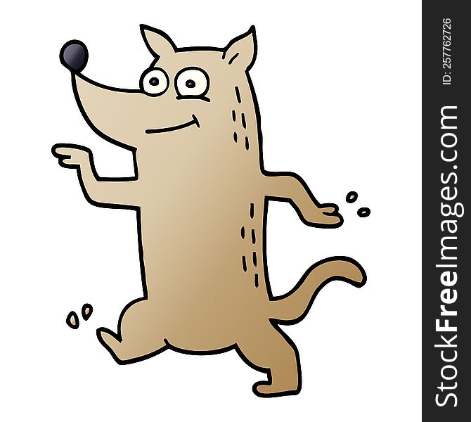 cartoon doodle funny dog