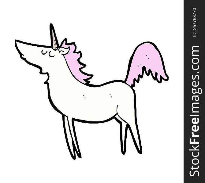 cartoon unicorn