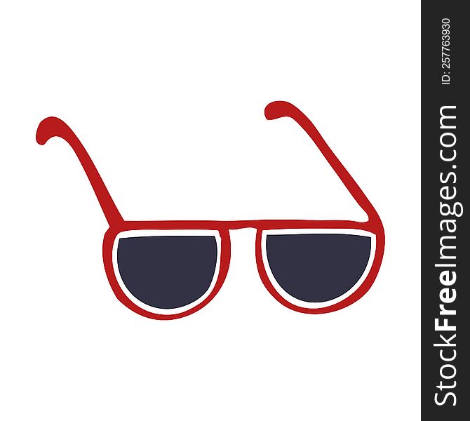 Cartoon Doodle Sunglasses